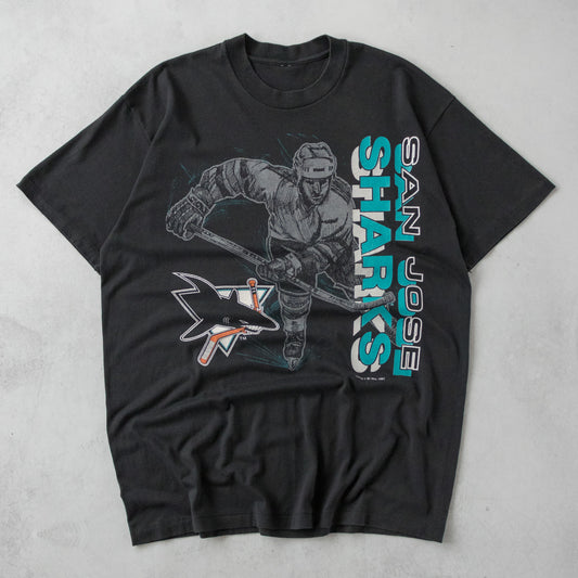 Vintage 1991 San Jose Sharks NHL Tee - XL
