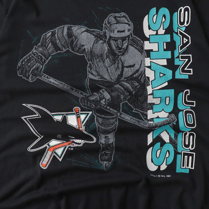 Vintage 1991 San Jose Sharks NHL Tee - XL