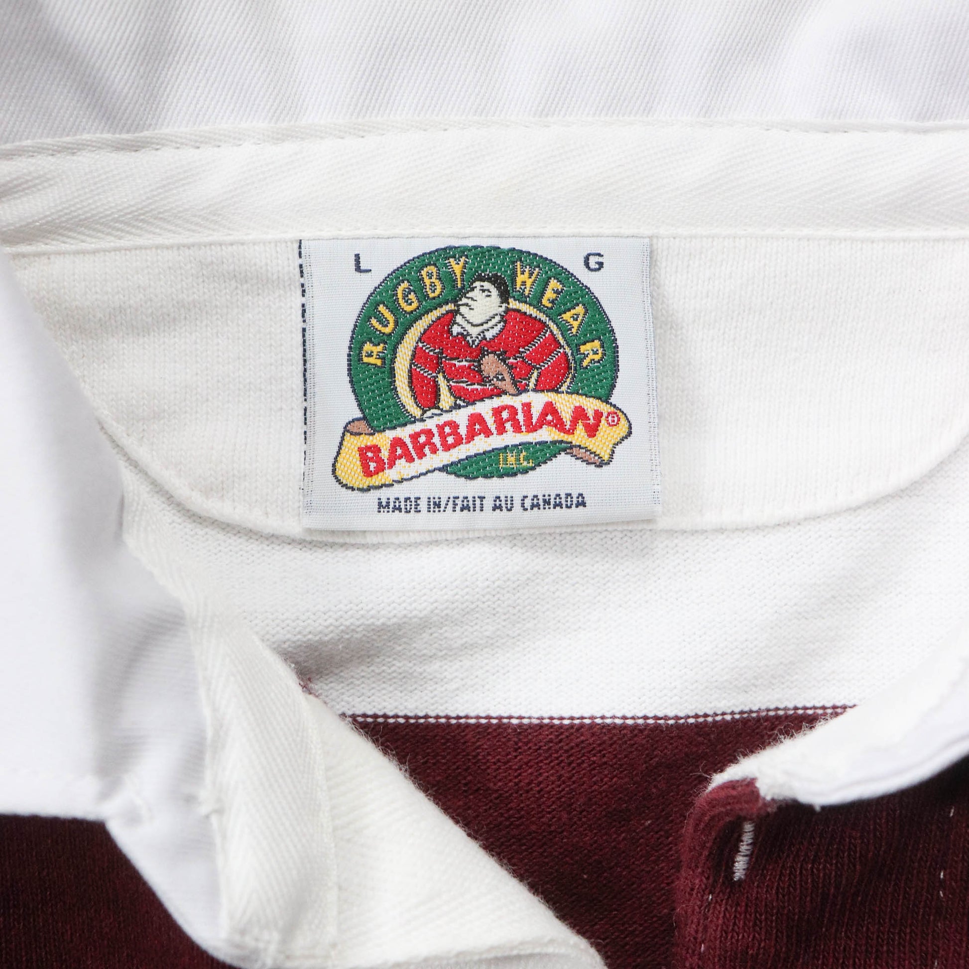 Harvard University Barbarian Rugby Shirt - 90s (L) - AL Vintage