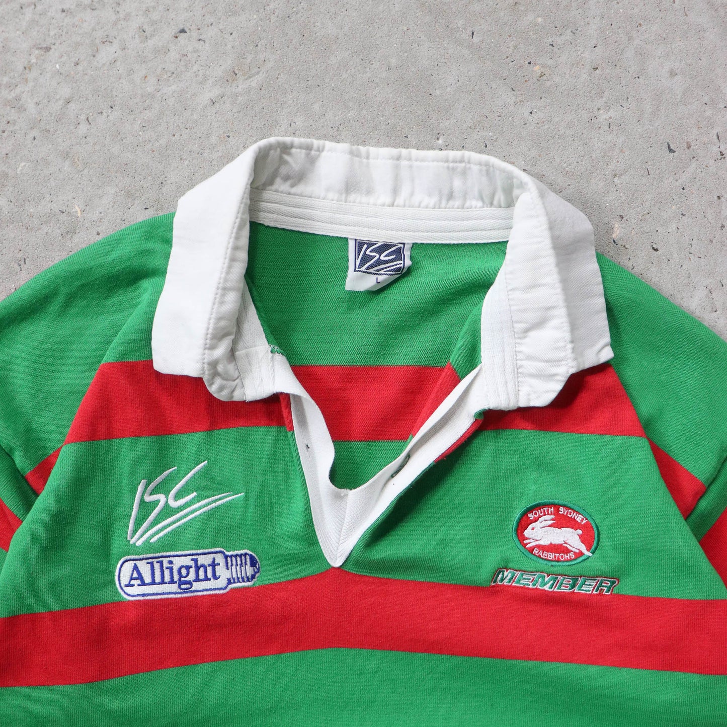 South Sydney Rabbitohs ISC NRL Rugby Shirt - 2003 (L) - AL Vintage