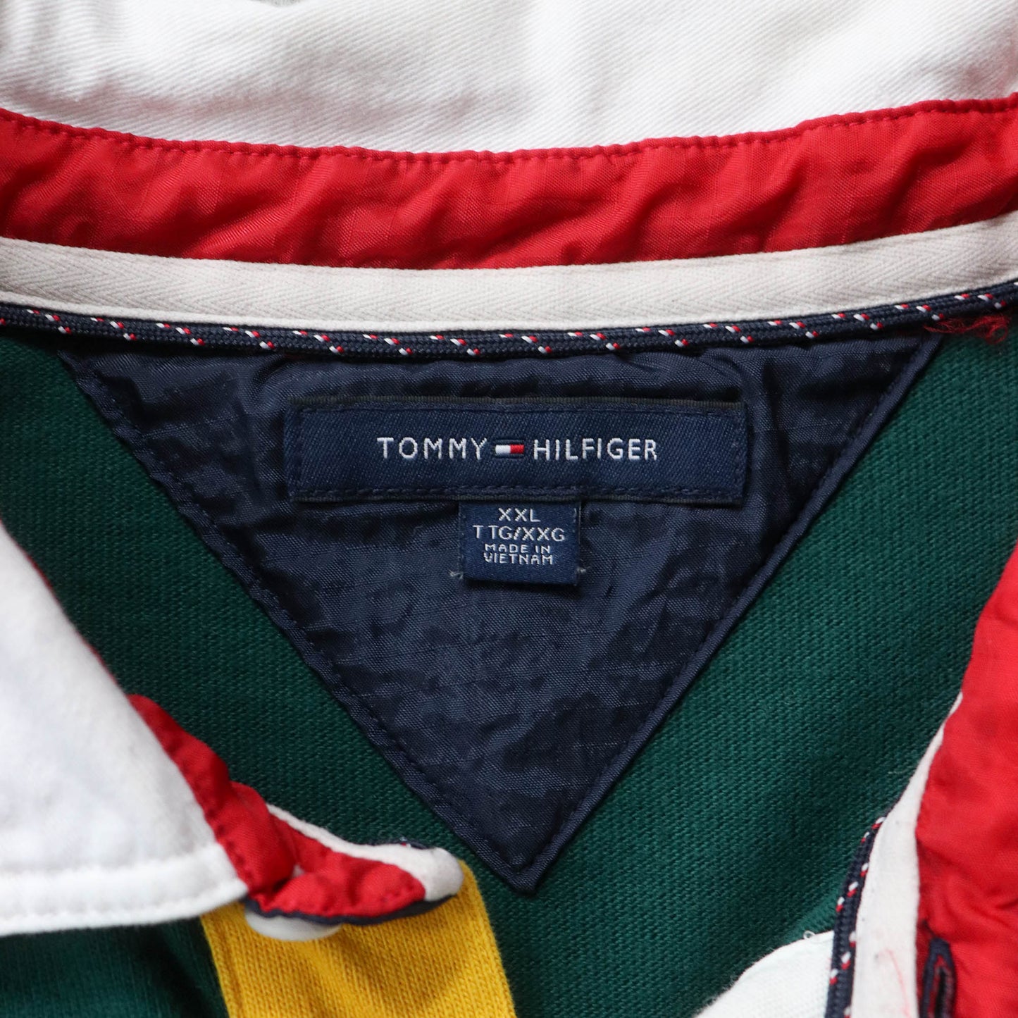 Tommy Hilfiger Colourblock Rugby Shirt - 2000s (XXL)