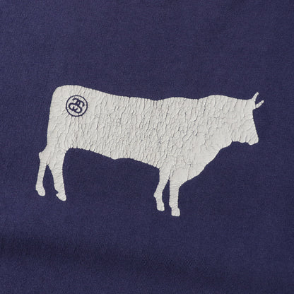 Vintage 90s Stussy Cow Brand Tee - L