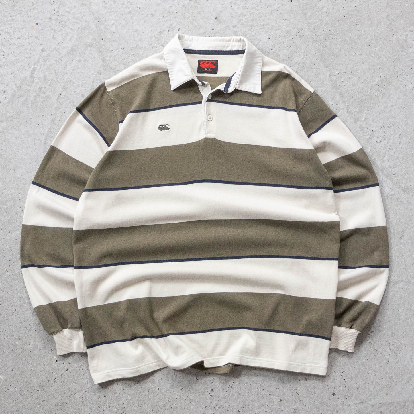 Canterbury Striped Rugby Shirt - 2000s (L)