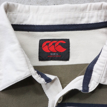 Canterbury Striped Rugby Shirt - 2000s (L)