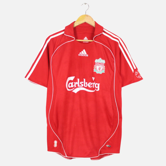 Liverpool 2007/08 Home Adidas Jersey - S