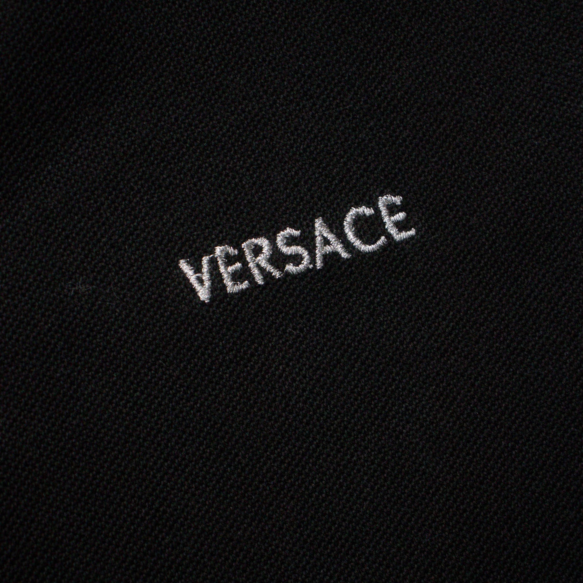Versace Embroidered Polo Shirt - 90s (XL) - AL Vintage