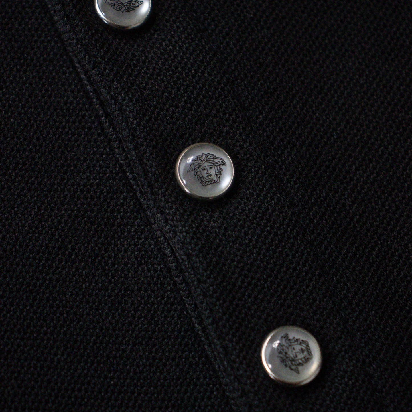 Versace Embroidered Polo Shirt - 90s (XL) - AL Vintage