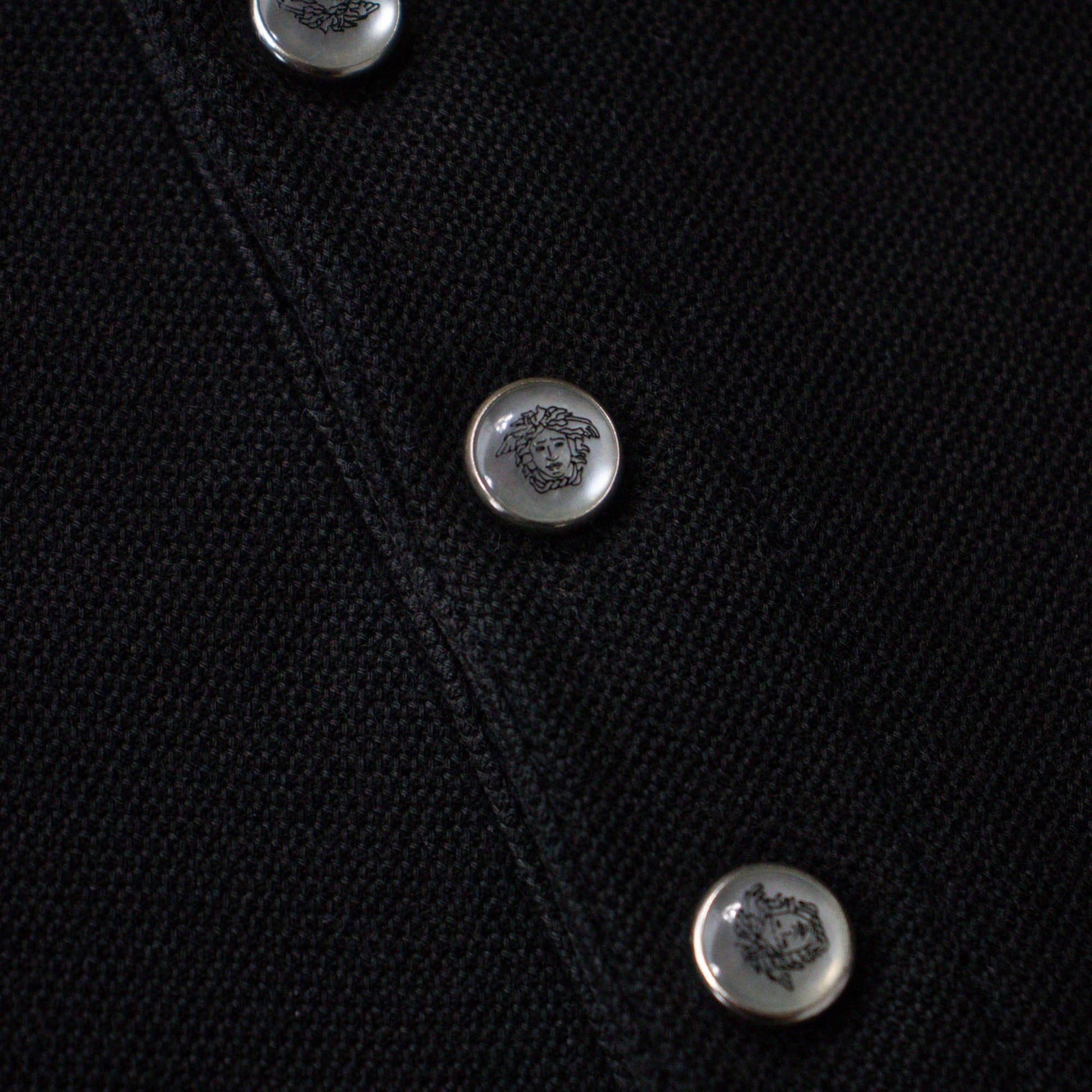 Versace Embroidered Polo Shirt - 90s (XL) - AL Vintage