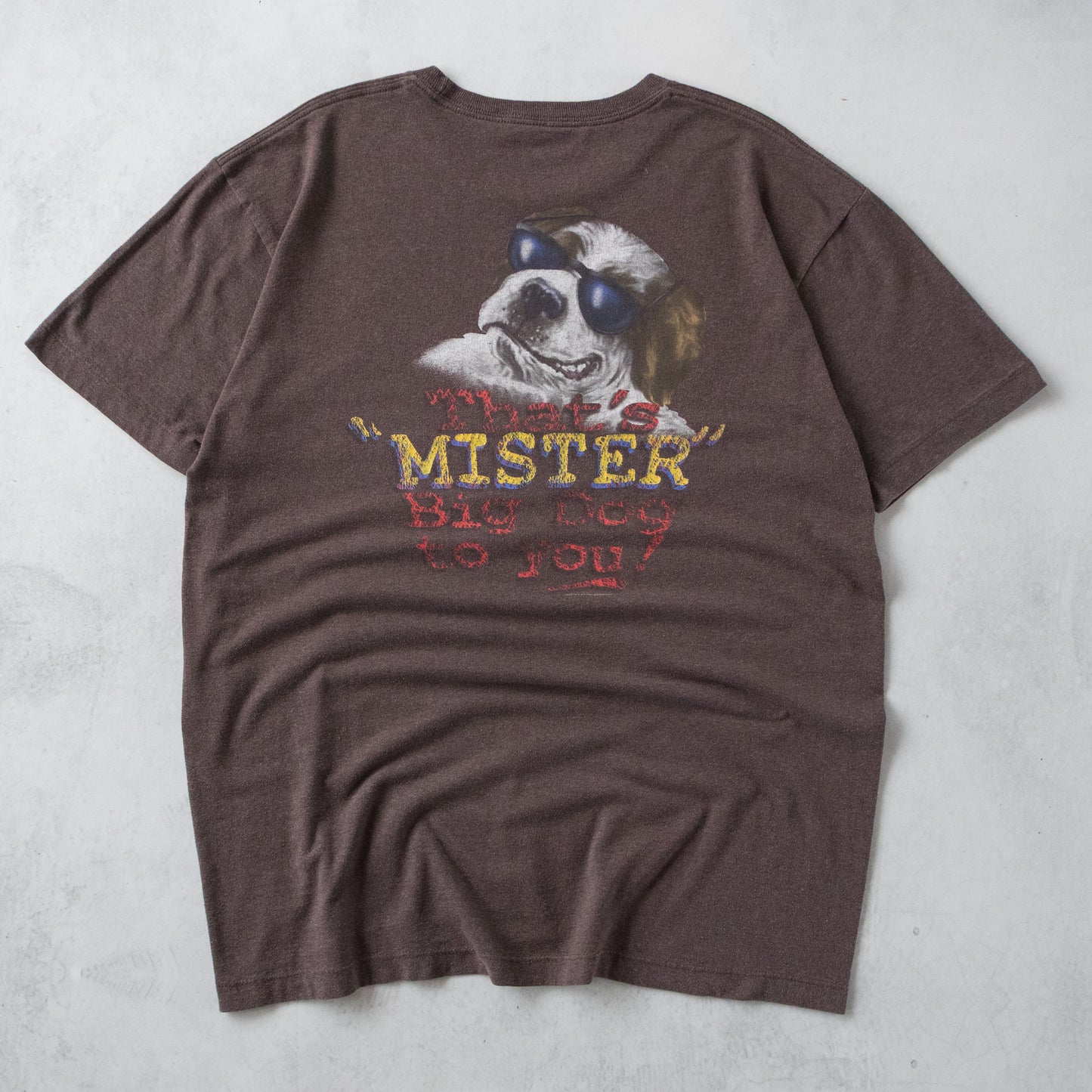 Vintage 90s Big Dogs 'Mister Big Dog' Tee - L