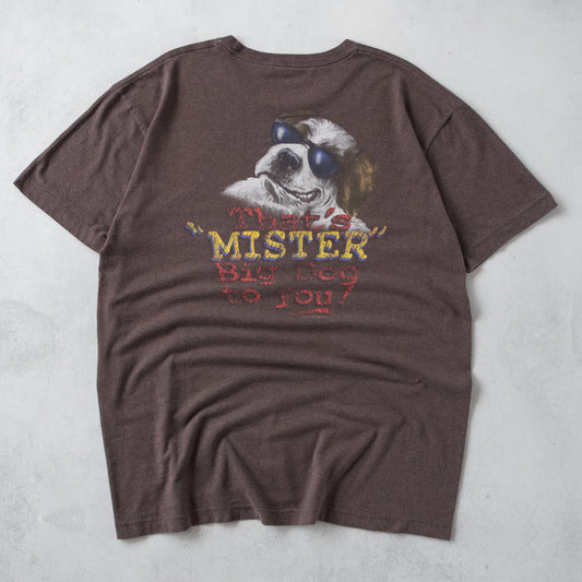 Vintage 90s Big Dogs 'Mister Big Dog' Tee - L