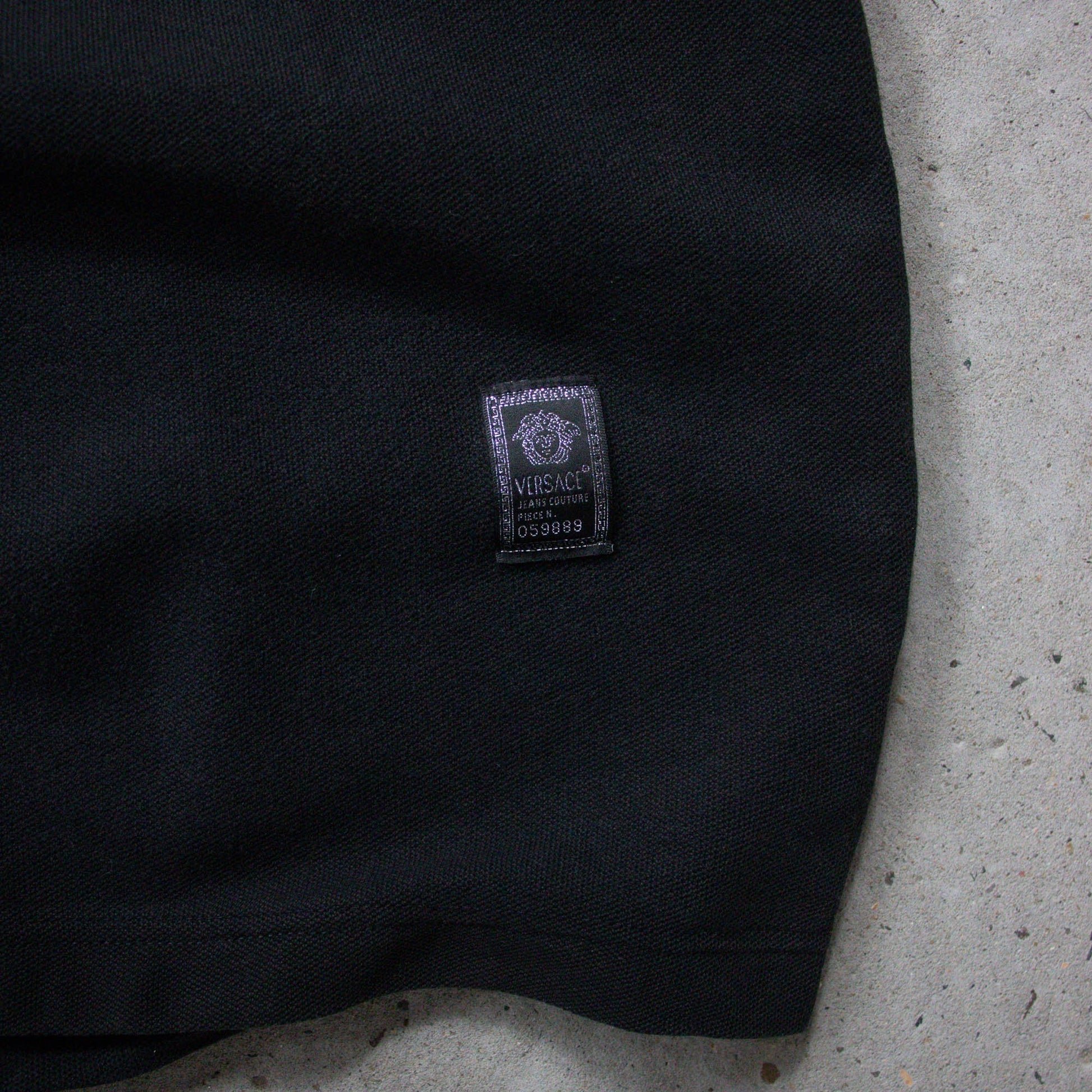 Versace Embroidered Polo Shirt - 90s (XL) - AL Vintage