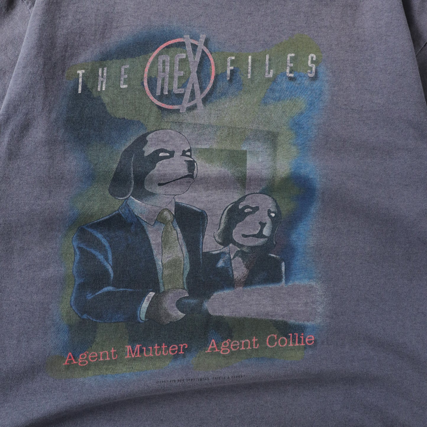 Vintage 90s Big Dogs 'Rex Files' Tee - S
