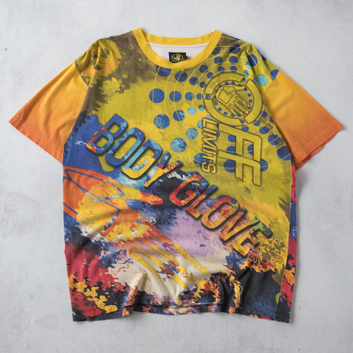 Vintage 90s Body Glove AOP Tee - L