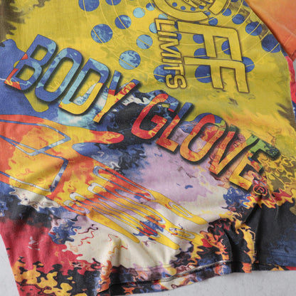 Vintage 90s Body Glove AOP Tee - L