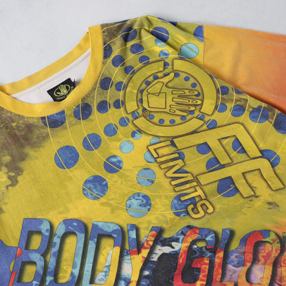 Vintage 90s Body Glove AOP Tee - L