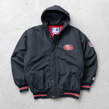 San Francisco 49ers NFL Starter Puffer Jacket - 90s (M)