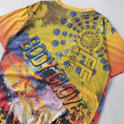 Vintage 90s Body Glove AOP Tee - L