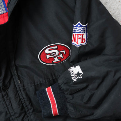 San Francisco 49ers NFL Starter Puffer Jacket - 90s (M)