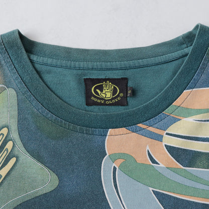 Vintage 90s Body Glove AOP Tee - L