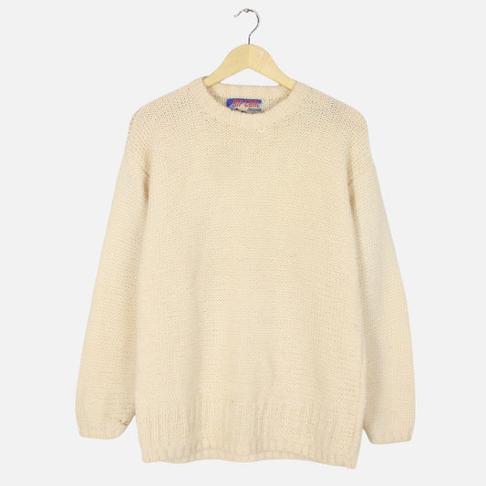 Vintage Rip Curl Knitted Wool Sweater - M