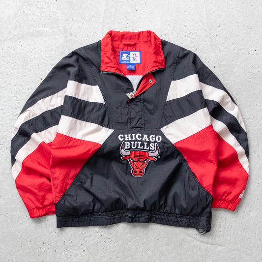 Chicago Bulls NBA Starter Pullover Jacket - 90s (L)
