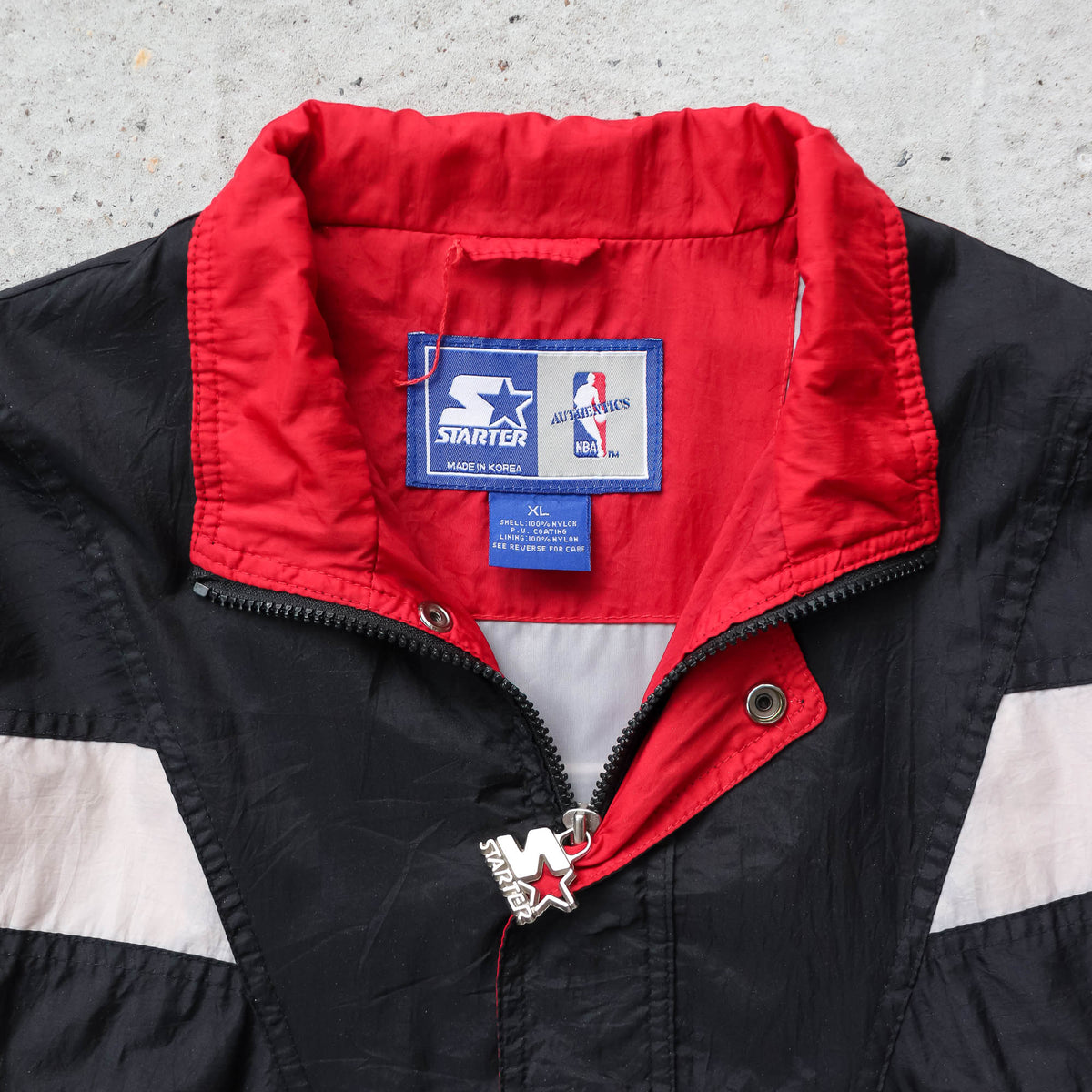 Chicago Bulls NBA Starter Pullover Jacket - 90s (L)