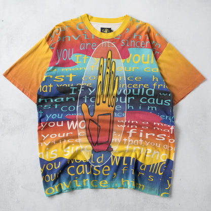 Vintage 90s Body Glove AOP Tee - L