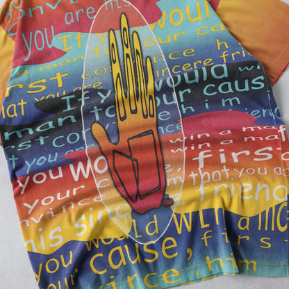 Vintage 90s Body Glove AOP Tee - L