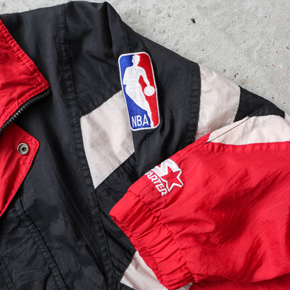 Chicago Bulls NBA Starter Pullover Jacket - 90s (L)
