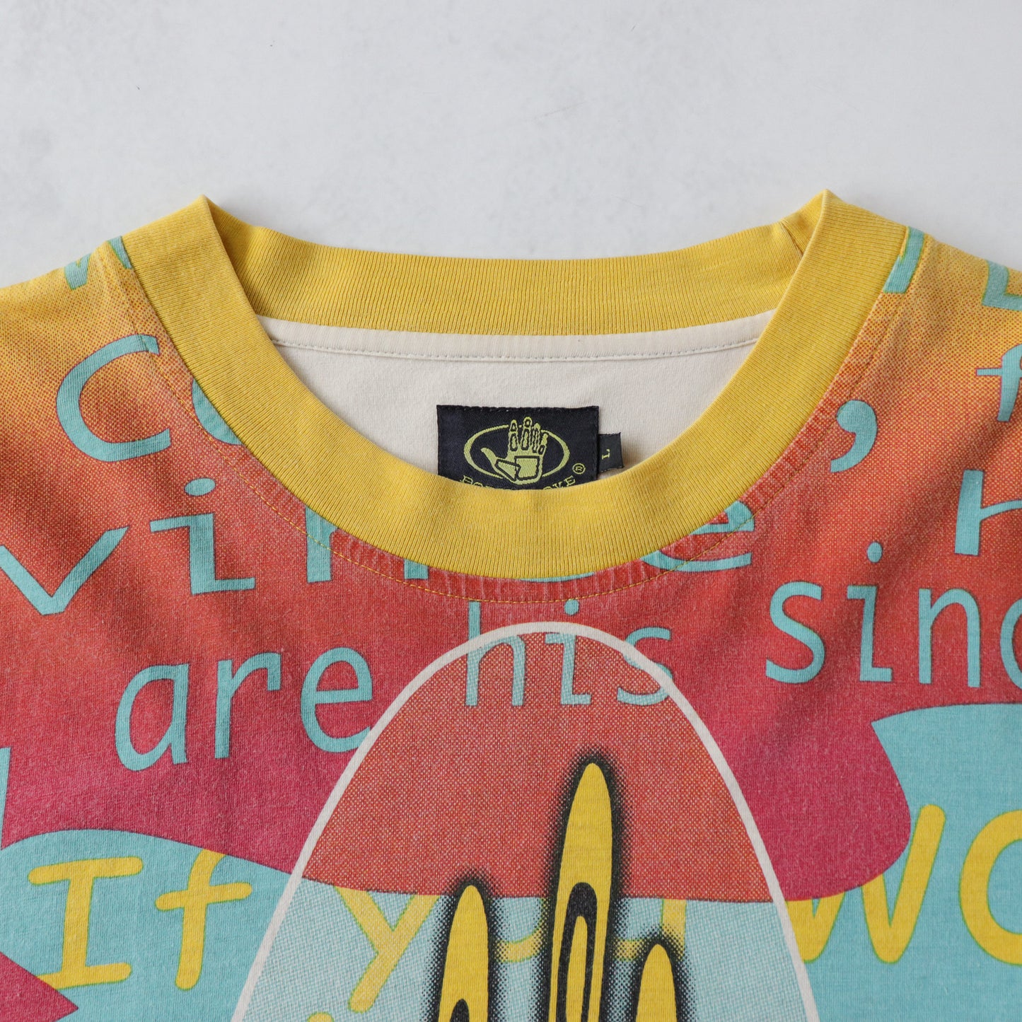 Vintage 90s Body Glove AOP Tee - L