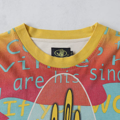 Vintage 90s Body Glove AOP Tee - L