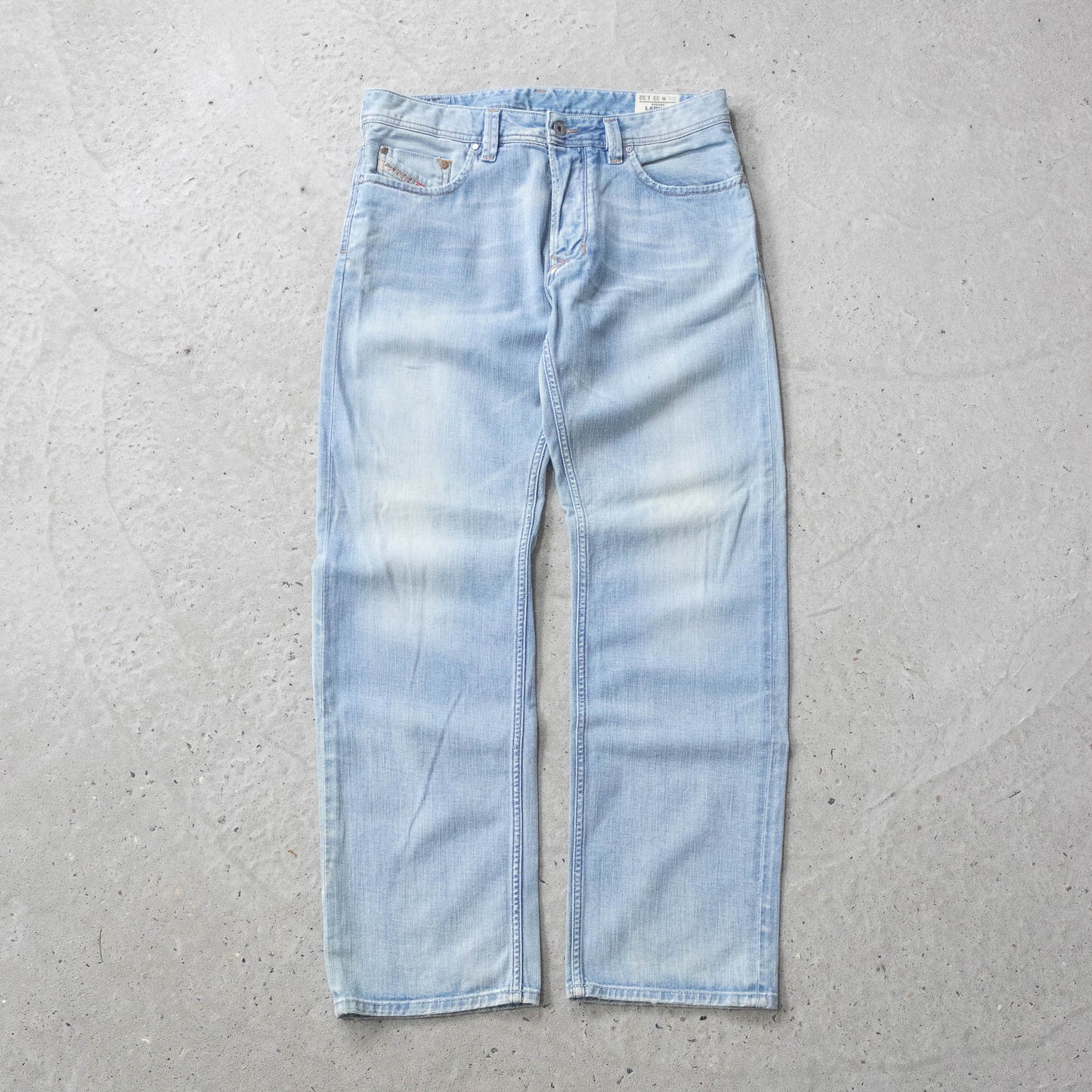 Diesel Industry Light Wash Denim Jeans - 2000s (33x32)