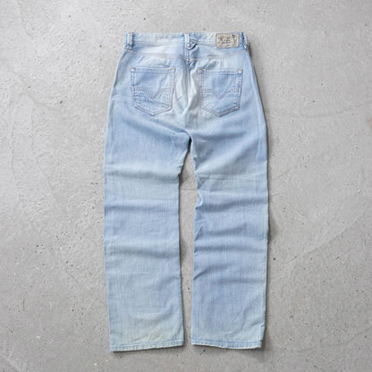 Diesel Industry Light Wash Denim Jeans - 2000s (33x32)