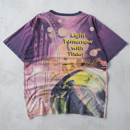 Vintage 90s Body Glove AOP Tee - L