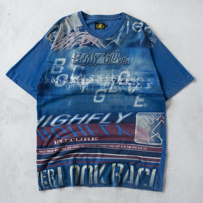 Vintage 90s Body Glove AOP Tee - L