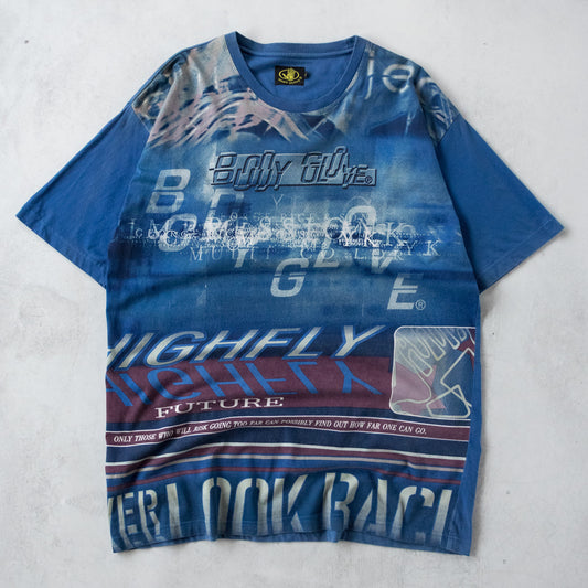 Vintage 90s Body Glove AOP Tee - L