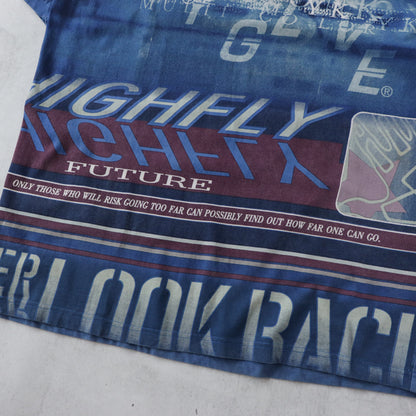 Vintage 90s Body Glove AOP Tee - L