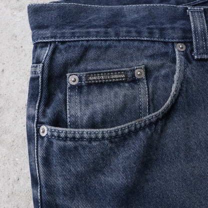 Dolce & Gabbana Dark Wash Denim Jeans - 90s (36x30) - AL Vintage