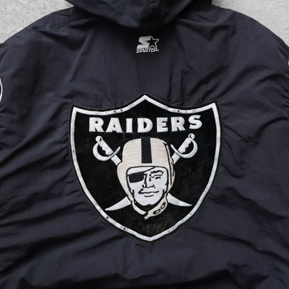Oakland Raiders NFL Starter Puffer Jacket - 90s (XL)