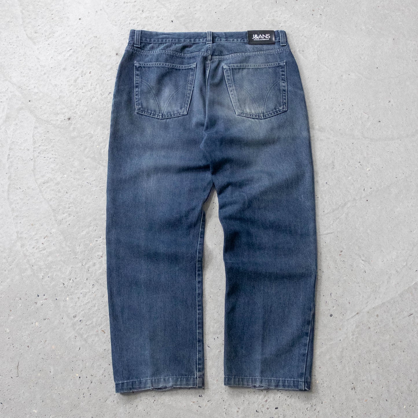 Dolce & Gabbana Dark Wash Denim Jeans - 90s (36x30) - AL Vintage