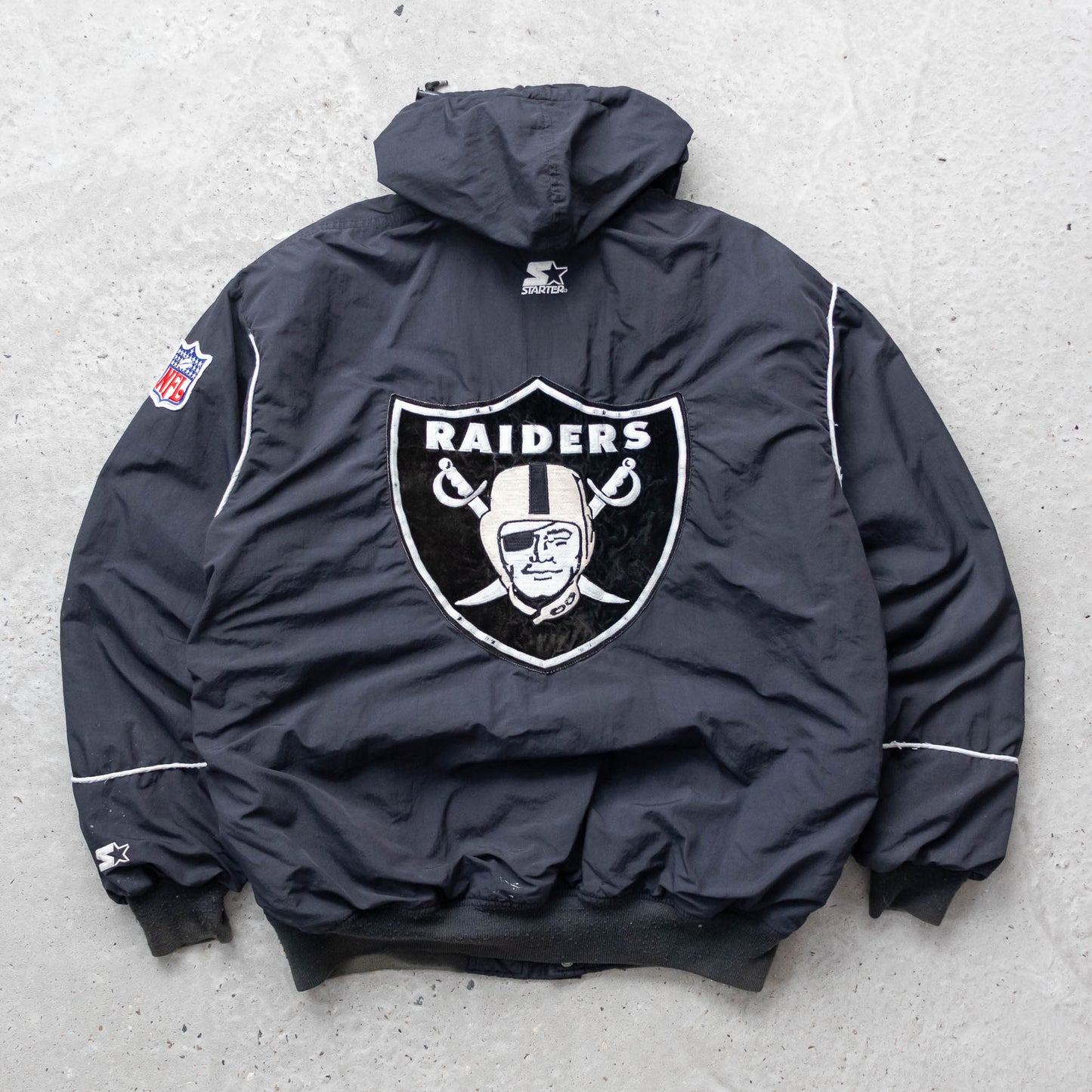 Oakland Raiders NFL Starter Puffer Jacket - 90s (XL)