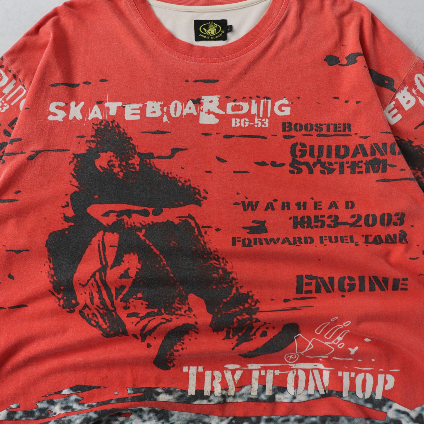 Vintage 90s Body Glove Skateboarding AOP Tee - L