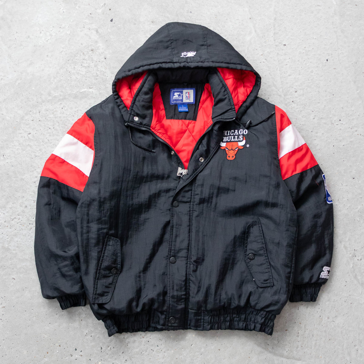 Chicago Bulls NBA Starter Puffer Jacket - 90s (L)