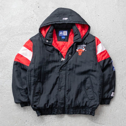 Chicago Bulls NBA Starter Puffer Jacket - 90s (L)