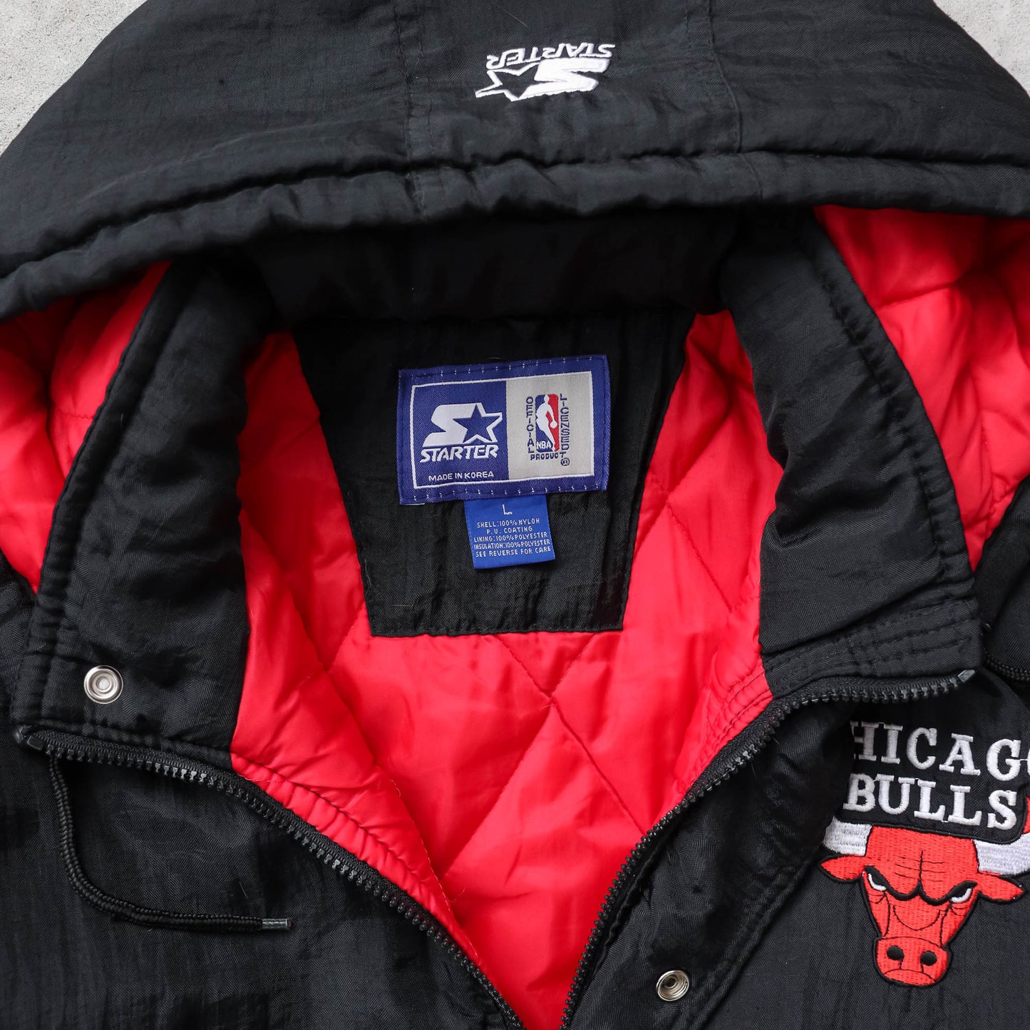 Chicago Bulls NBA Starter Puffer Jacket - 90s (L)