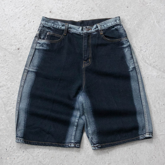 Sean John Two-Tone Baggy Denim Shorts - 2000s (31)