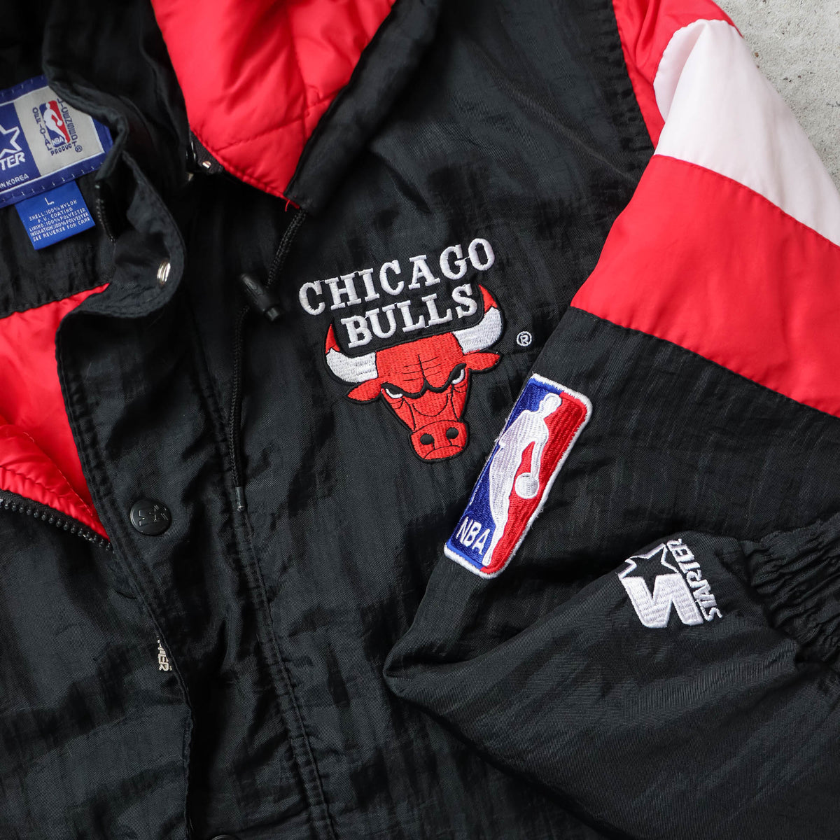 Chicago Bulls NBA Starter Puffer Jacket - 90s (L)