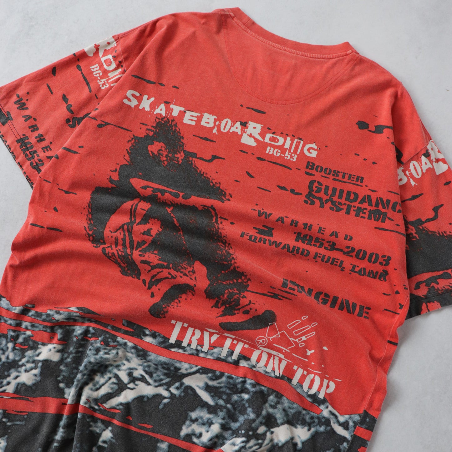 Vintage 90s Body Glove Skateboarding AOP Tee - L