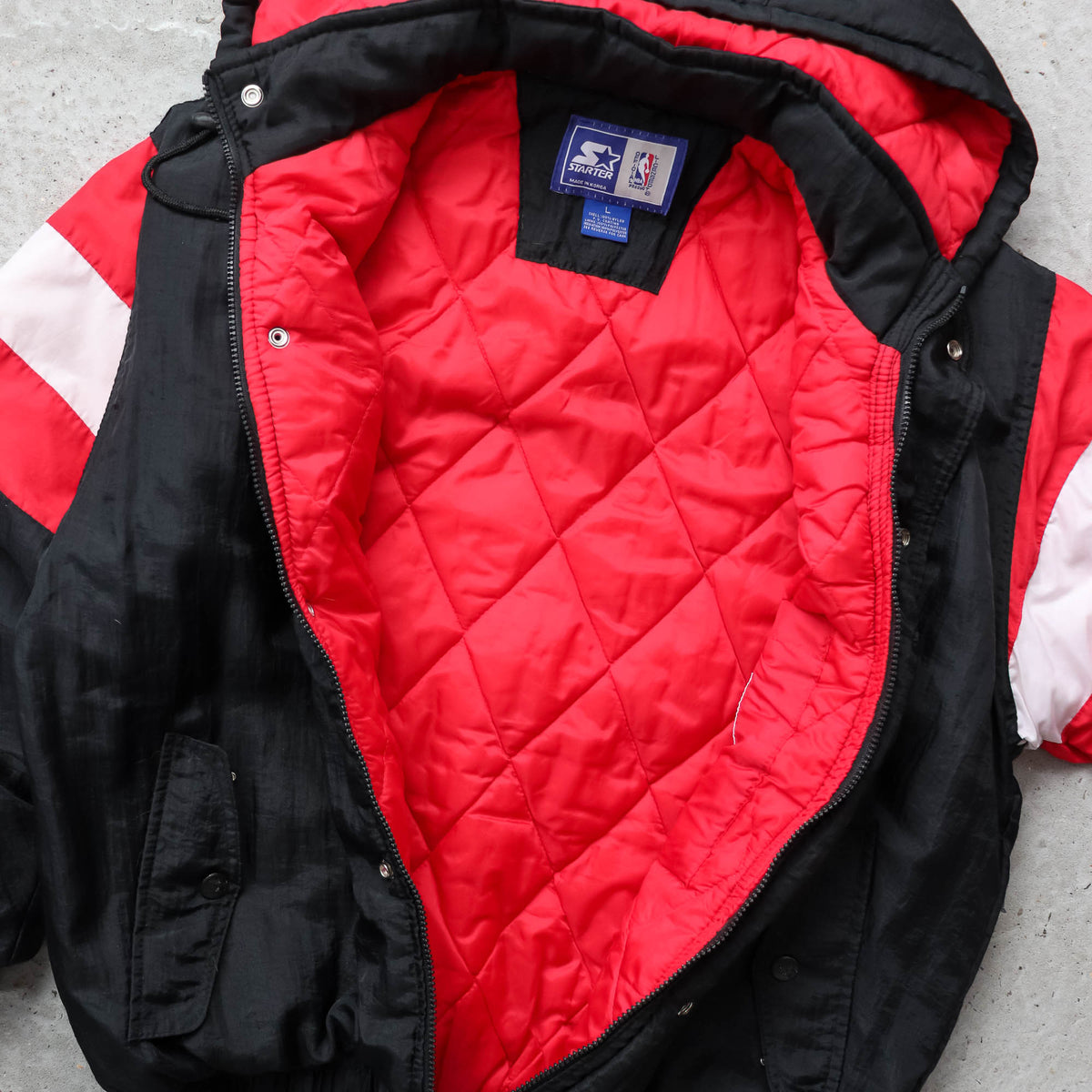 Chicago Bulls NBA Starter Puffer Jacket - 90s (L)