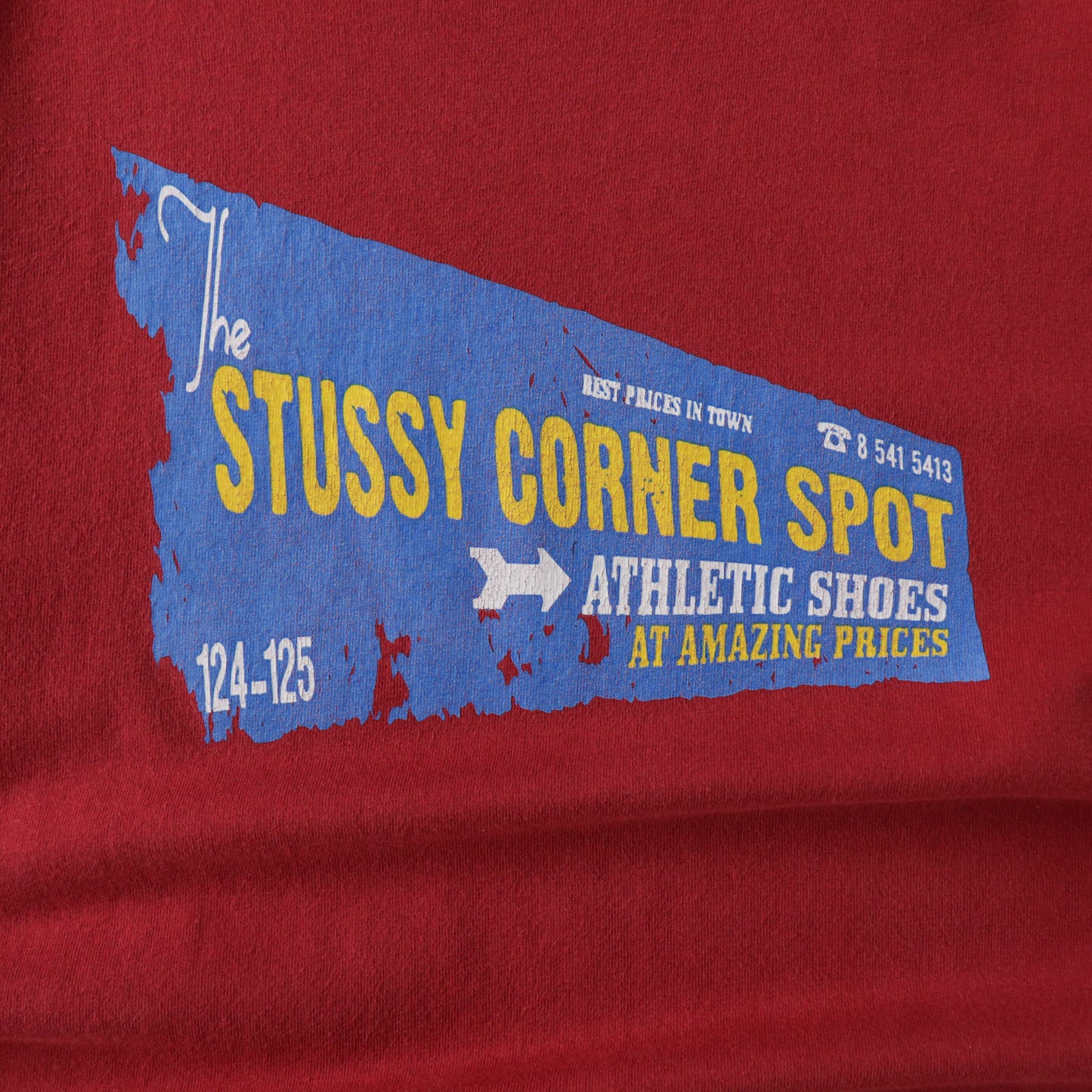 Vintage 2000s Stussy x Crooked Tongues Tee - M